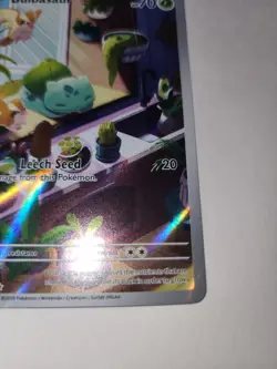 Bulbasaur 143/142 - Stellar Crown Pokemon TCG Illustration Rare 2024 - NM Card - Image 4