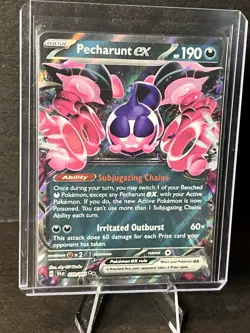 Pokemon TCG Pecharunt EX Ultra Rare Shrouded Fable Card 039/064 - Image 3