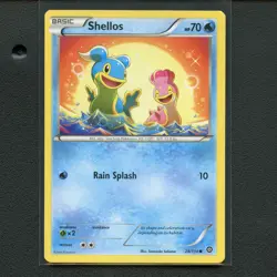 Pokemon TCG Shellos 28/114 XY Steam Siege Regular Common Card EN-LP 2016 - Image 1
