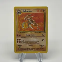 Kabutops 24/64 - Rare - Vintage WotC 1999 Fossil Set Authentic Pokemon Card - Image 1
