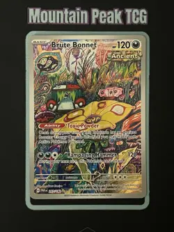 NM Brute Bonnet 207/182 Illustration Rare - SV04: Paradox Rift - Pokemon Card - Image 1