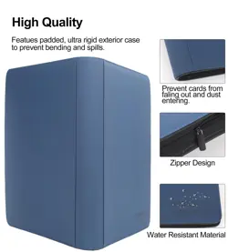 1000+ Pockets Trading Card Binder, 16 Pocket Side Loading Card Holder Album f... - Image 5