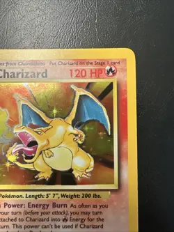 1999 Base Set Charizard 4/102 - Holo Pokemon Card Vintage WOTC NM Clean - Image 3