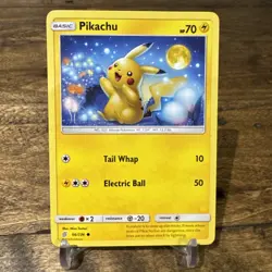 Pokemon Card Pikachu Unified Minds Common 56/236 Near Mint - Image 1