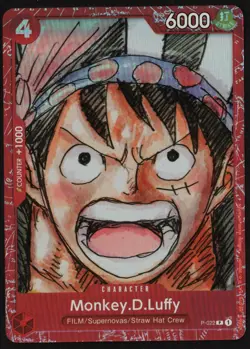 Monkey.D.Luffy P-022 [Premium Card Collection - ONE PIECE FILM RED Edition] - Image 1