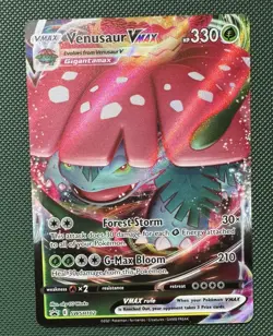 Venusaur VMAX SWSH102 Sword & Shield Promo Holo Card Near Mint Condition - Image 1