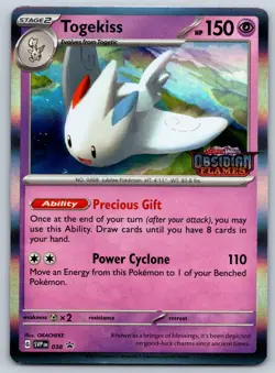 Togekiss - (Prerelease) Promo SV: Scarlet & Violet Promo Cards 038 NM - Image 1