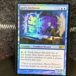 MTG Jace's Archivist-Core Set 2012 (M12) NM TCG Card - Image 1
