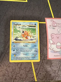 Pokemon Card Magikarp 35/102 Base Set Shadowless 1st Edition English 202🔥HP🔥 - Image 1