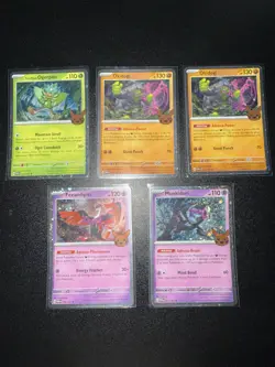 Pokemon TCG 5 Card Trick Or Trade Cosmo Holo Lot - Image 1