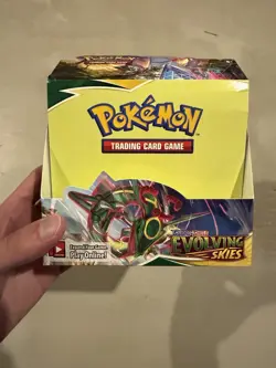 1x EMPTY - Pokemon TCG Sword & Shield Evolving Skies Booster Box - No cards - Image 1