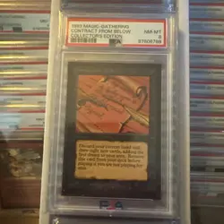 1993 MtG CE Contract From Below Magic: the Gathering PSA 8 BANNED - Image 1