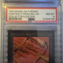 1993 MtG CE Contract From Below Magic: the Gathering PSA 8 BANNED - Image 3