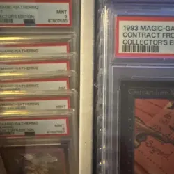 1993 MtG CE Contract From Below Magic: the Gathering PSA 8 BANNED - Image 4