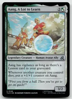 Aang, A Lot to Learn U Foil Avatar: The Last Airbender: Eternal-Legal 146 NM - Image 1