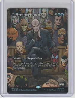 Magic The Gathering Marvel SpiderMan - Clever Impersonator #8 - Borderless Foil - Image 1