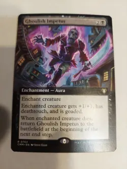Ghoulish Impetus LP/NM* Regular EXTENDED Commander Masters 0763 mtg - Image 1