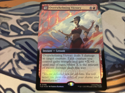MTG Avatar The Last Airbender Overwhelming Victory Extended Art Foil 0196 - Image 1
