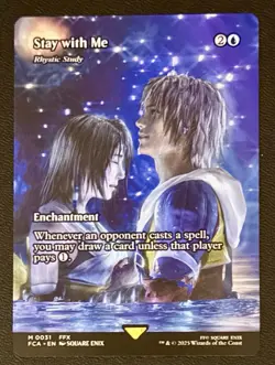 Stay with Me - Rhystic Study (Showcase) Final Fantasy: Through the Ages Regular - Image 1