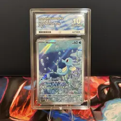 Pokemon Horsea Illustration Rare Card TCG Shrouded Fable 067/064 Ace 10 Graded - Image 1