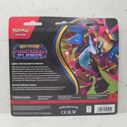 Pokemon TCG Mega Evolution Phantasmal Flames Triple Booster Pack Weavile Promo - Image 2