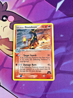 Team Magma's Houndoom - 34/95 [EX Team Magma vs Team Aqua] Pokemon TCG - LP - Image 1