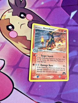 Team Magma's Houndoom - 34/95 [EX Team Magma vs Team Aqua] Pokemon TCG - LP - Image 2