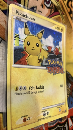 PIKACHU 2009 POKEMON RUMBLE STAMPED 7/16 - Image 2