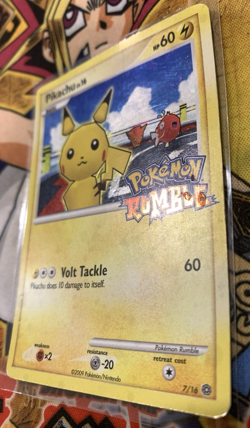 PIKACHU 2009 POKEMON RUMBLE STAMPED 7/16 - Image 3