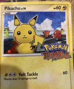 PIKACHU 2009 POKEMON RUMBLE STAMPED 7/16 - Image 4