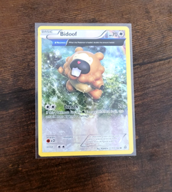 Pokemon TCG Bidoof 117/160 XY Primal Clash Uncommon - Image 1