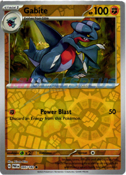 NM Pokemon Paradox Rift Gabite Reverse Holo 095 - Image 1