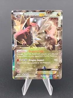 Pokemon Tyrantrum EX XY70 XY Black Star Promo Ultra Rare SEE PICS E - Image 1