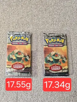 X2 MINT CONDITION Pokemon EX hidden legends booster packs. 1 17.55g 2 Is 17.34 - Image 1