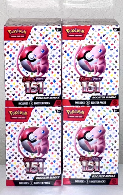 Pokemon TCG Scarlet & Violet 151 Booster Bundle Lot of 4 Sealed - Image 1