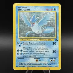 Pokemon Articuno Fossil Holo 2/62 HP - Image 1