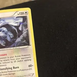Pokemon TCG Lugia Fates Collide 78/124 Exclusive Cracked Ice Holo Bad Condition - Image 2