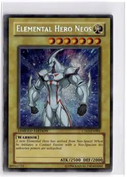 Elemental HERO Neos Limited Secret Rare 2006 Collectors Tin CT03-EN001 LP - Image 1