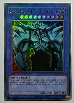 Obelisk The Tormentor LC01-EN001 (LP) Ultra Rare Limited Edition YuGiOh - Image 1
