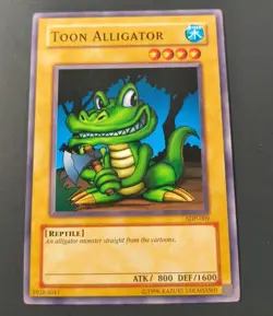 Yu-Gi-Oh! Toon Alligator Starter Deck Pegasus Common SDP-009 LP - Image 1