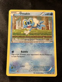 Froakie XY138 Pokemon Card TCG XY Promo Holographic Rare Card VLP - Image 1