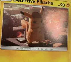 Detective Pikachu SM194 Pokemon Sun & Moon Promo Holo Rare Card LP - Image 2