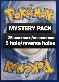 Pokemon Cards Mystery Pack! 30 Cards (includes rares) (Read Description) - Image 1