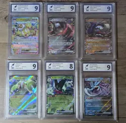 RKT Grading Pokemon English Graded Cards Bundle X6 Ultra Rare Mint - Image 1