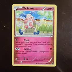 Mr. Mime - 67/124 - Rare - XY Fates Collide - NM 2016 Pokemon Card Tcg Non Holo - Image 1