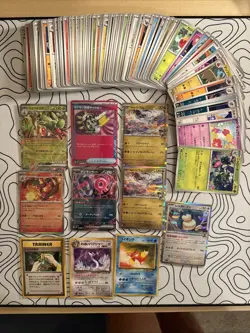 Pokemon Card Japanese SV Lot with 90 Bulk Cards + 10 Cards Vintage, Ex, Holo #8 - Image 1