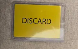 Tcg Lorcana 2023 Azurite sea "discard card" misprints/mistakes. Collectors item - Image 1