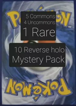 POKEMON TCG Cards MYSTERY PACK 10 Card pack Reverse Holos - Image 1