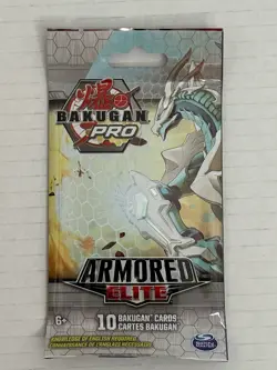 Lot of 3 Bakugan Pro Armored Elite Booster Packs - Sealed Unopened - 10 Cards Ea - Image 3