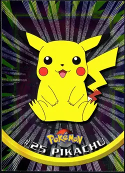 Topps Pokemon #25 Pikachu HOLO/FOIL CARD - TV Animation Edition, 1999 - Image 1